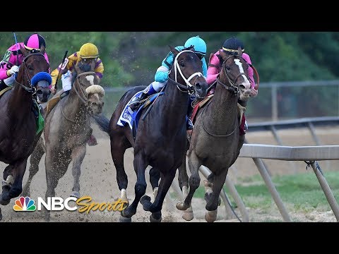 Preakness Stakes 2019 (FULL RACE), jockey John Velazquez thrown from horse | NBC Sports